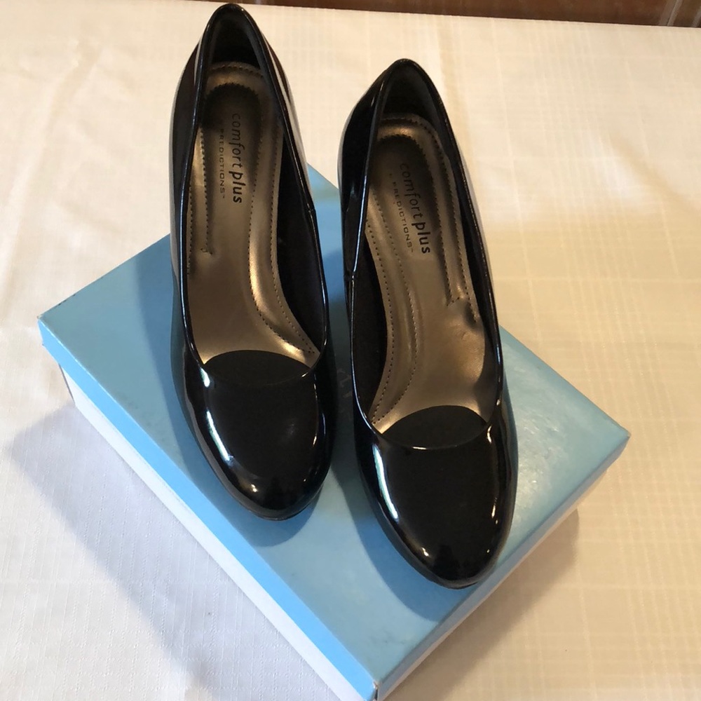 Comfort plus black heels
